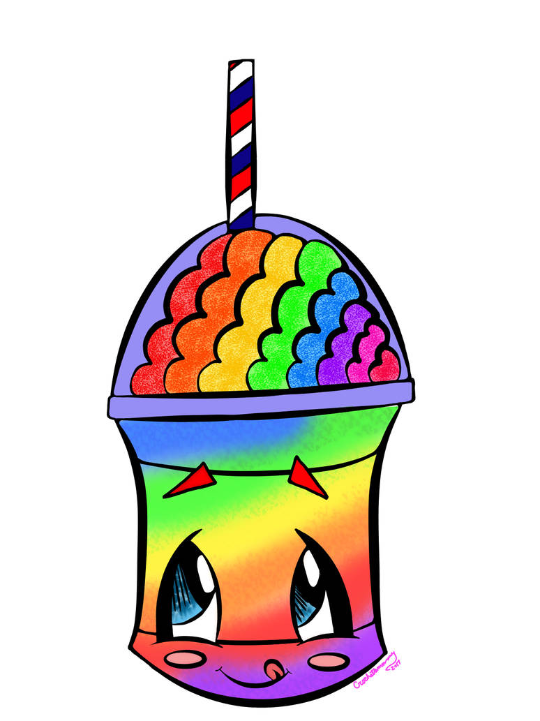 Cartoon Slushie Colored by crochetamommy on DeviantArt