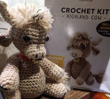 Highland cow crochet