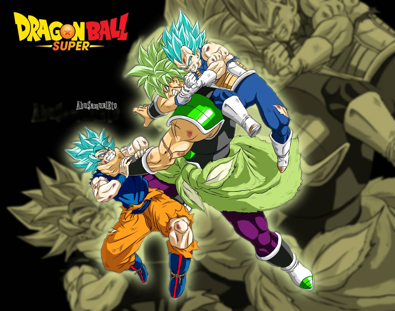 goku and vegeta vs broly