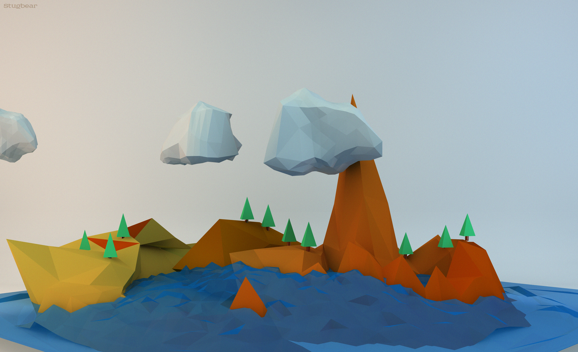 Low poly Scene #3