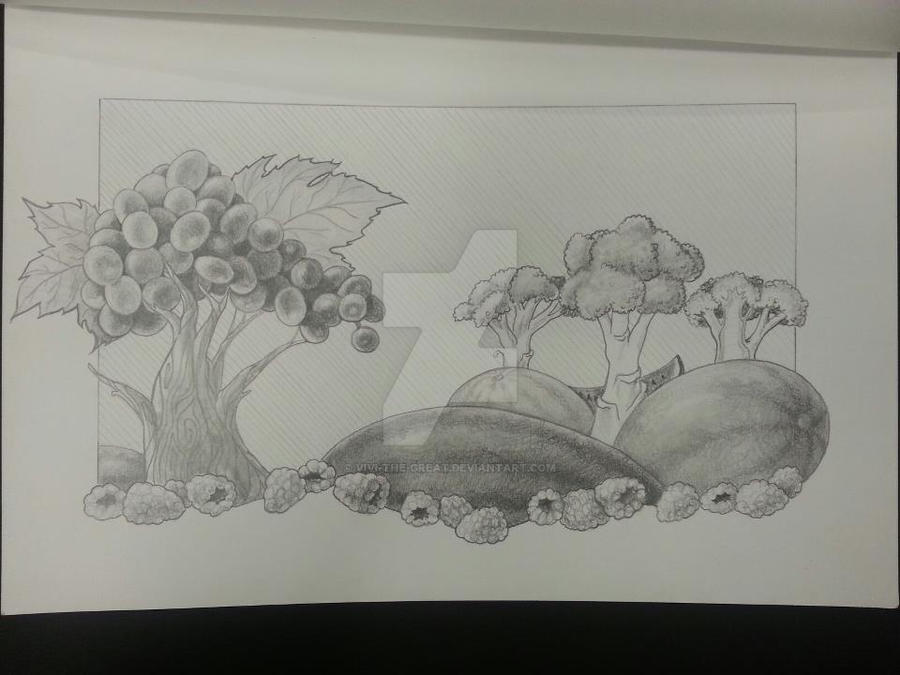 Pencil Fruitscape