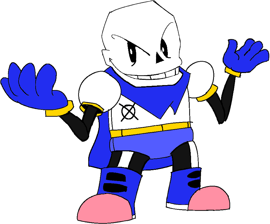 Pixilart - mlo!underswap sans fight by fusion12345