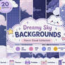 Dreamy Sky Backgrounds | 20 Pastel Cloud