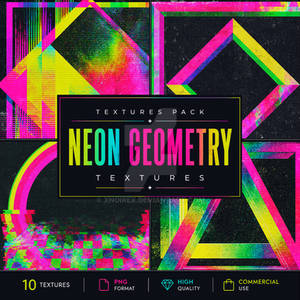Neon Geometry Texture