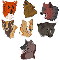 Wolf Headshot Adopts (7/7)