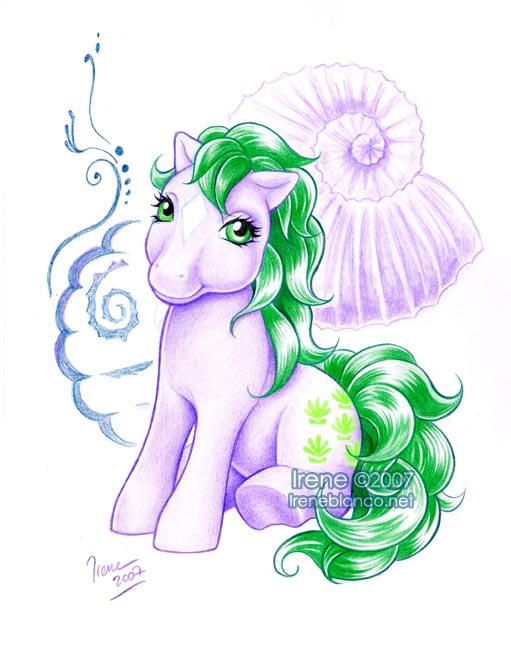 MLP commission - Seashell by WhiteNenufar on DeviantArt