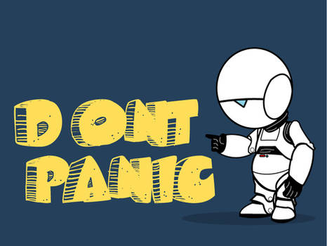 Don't Panic Wallpaper