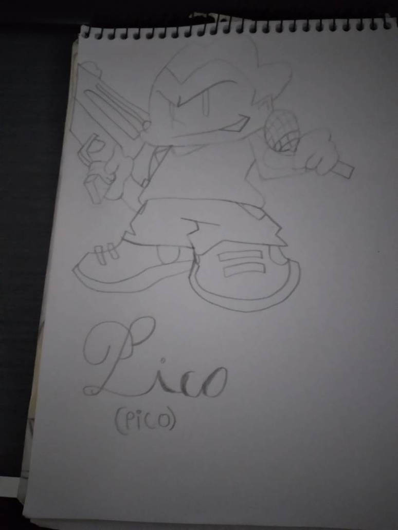 pico hand drawing by GlitchFinder69 on DeviantArt