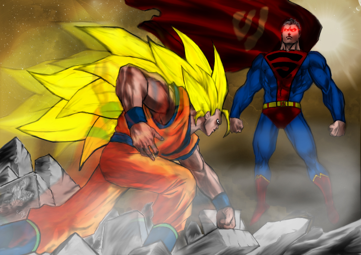 mikemaluk's Goku Vs Superman