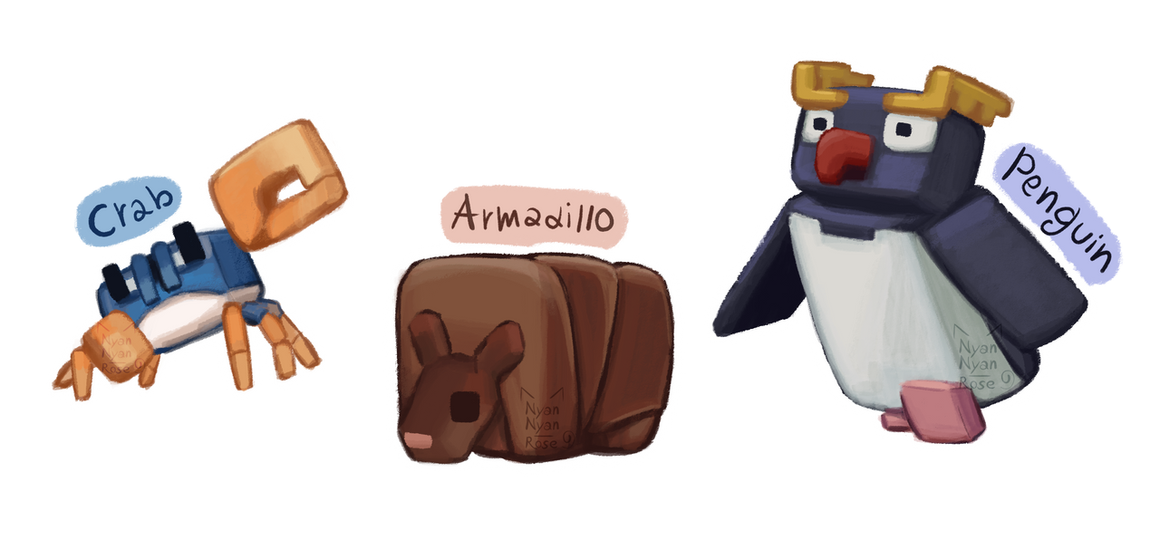 PENGUIN, ARMADILLO, CRAB - Minecraft Mob Vote 2023 Everything To Know 