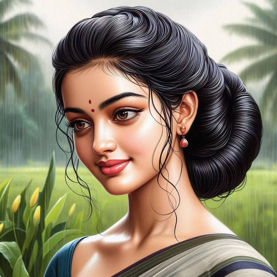 Indian village woman by Purushh on DeviantArt