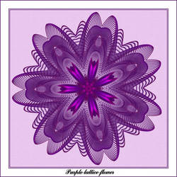 Purple-lattice-flower