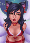 Christmas Ahri. League of Legends by SaardeQueen