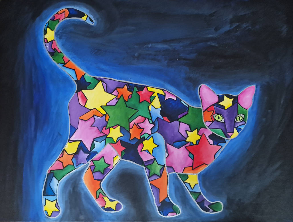 Star Cat Color Star Cat by PamML0528 on DeviantArt