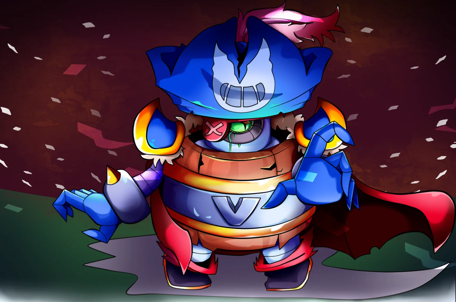 Infected King Darryl bc he’s a cool fanmade skin by Awesomegurl3