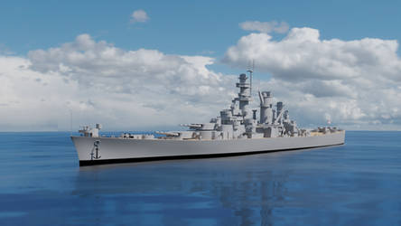 USS Alaska CB-1 3D Model