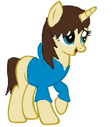 Lauren as a Pony.