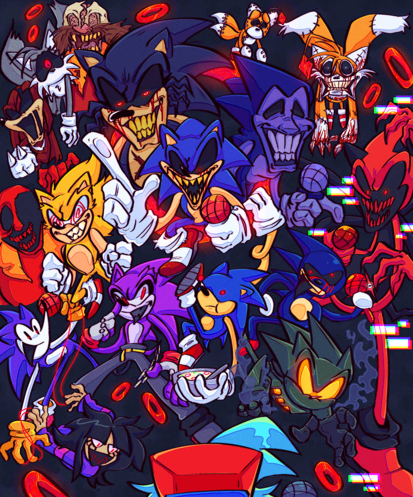 FNF Sonic Exe by zephyrsquid on DeviantArt