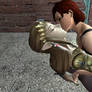 FemShep and Zelda Kiss 1