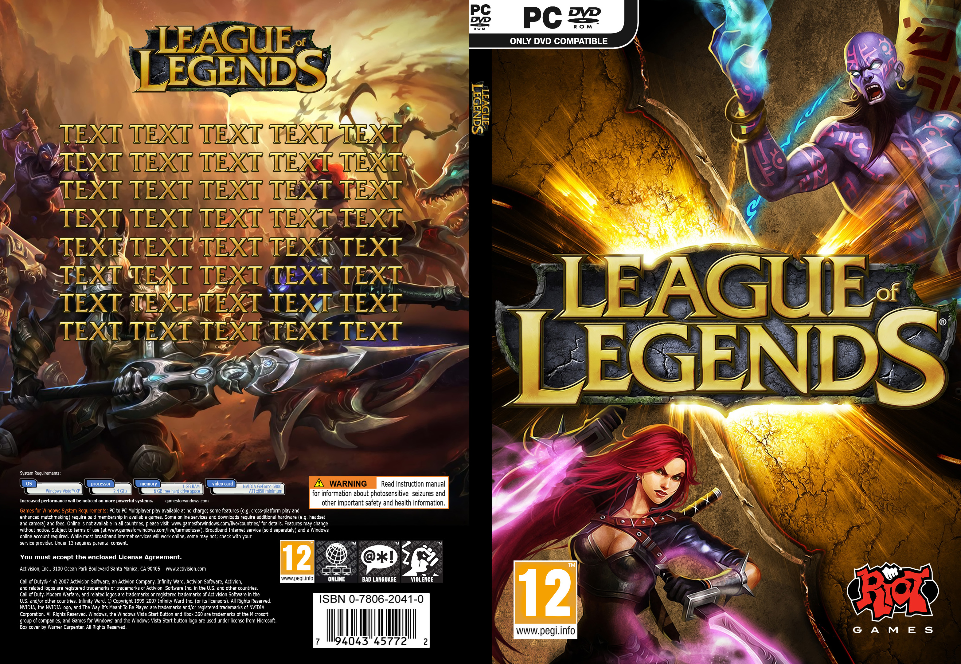 League Of Legends LOL Champions PC Premium POSTER MADE IN USA - EXT063