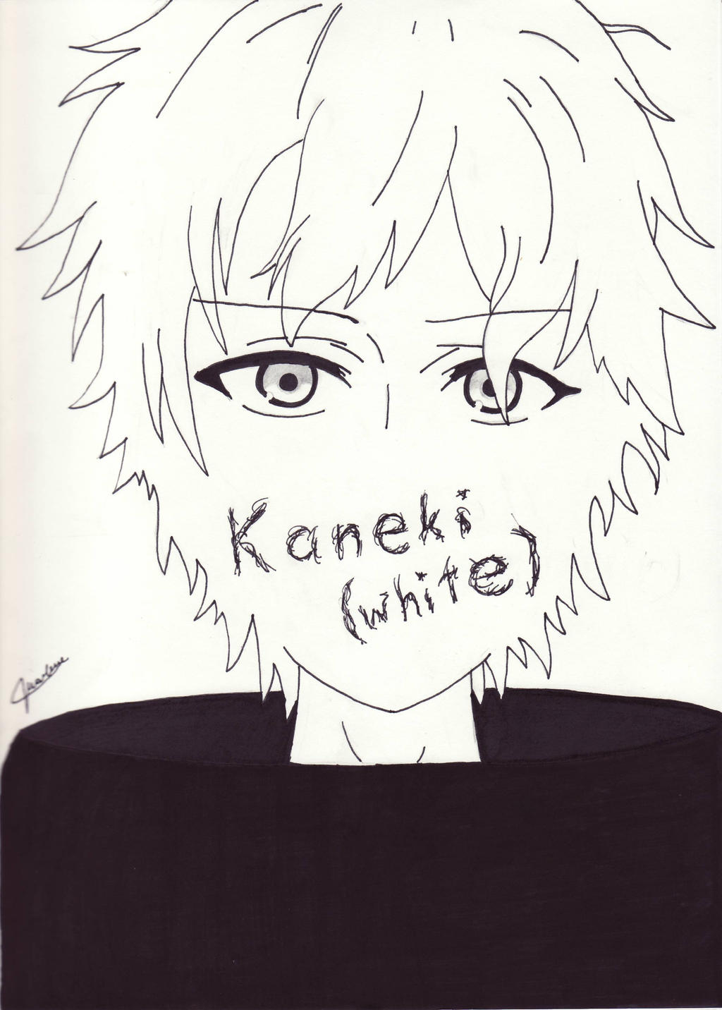 Kaneki With White Hair By Yaypaintergirl16 On Deviantart Kaneki With White Hair By Yaypaintergirl16 On Deviantart