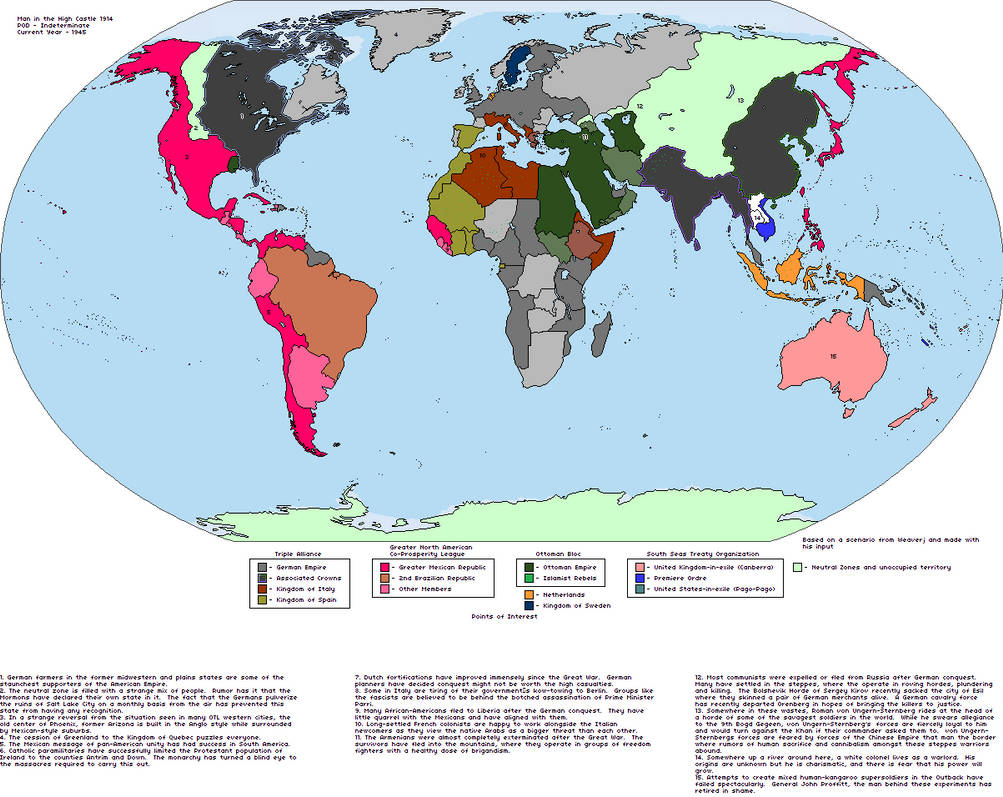 Man In The High Castle World Map Man In The High Castle World Map