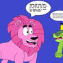 Beast Boy the Lion and Pink Panther Swaps Colors