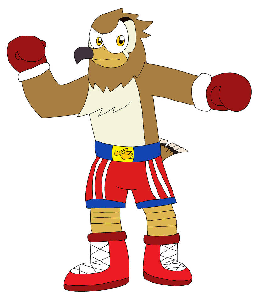 Tyler the Boxing Hawk by DarrenEwertChannel on DeviantArt