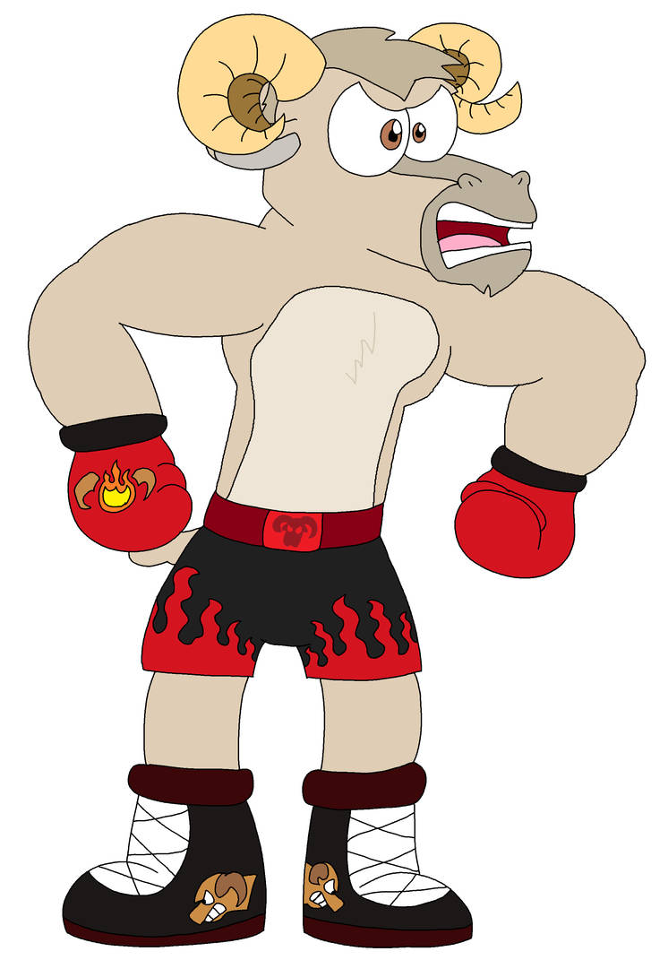 Ramon the Boxing Ram by DarrenEwertChannel on DeviantArt