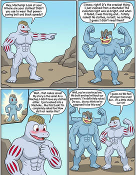 Machoke and Machamp's Nude Exploits