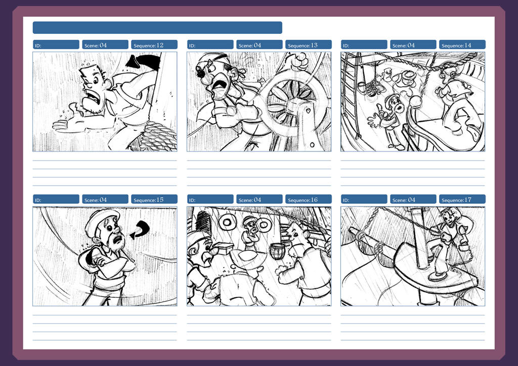 Storyboard Racket Ship The Sailor- Roc storyboard 03 by ahmedmfouad on DeviantArt