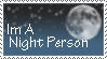 Night Person Stamp