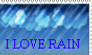 I Love Rain Stamp