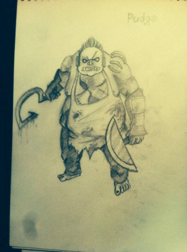 Pudge Draw Pudge by SofiaFei on DeviantArt