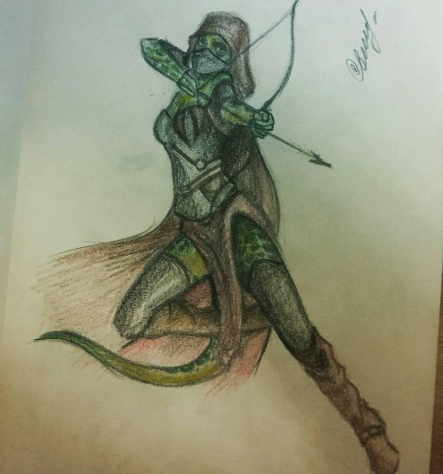 Lizard-ranger DnD by SofiaFei on DeviantArt