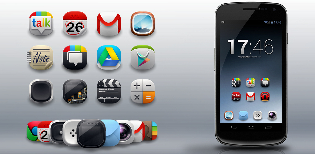 Modern Android Icons Pack- android icons