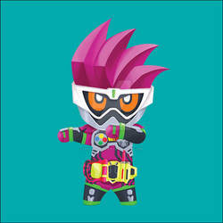 Kamen Rider Ex-aid - Chibi Illustration