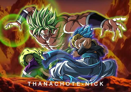 Gogeta VS Broly - DBS [FX and BG]