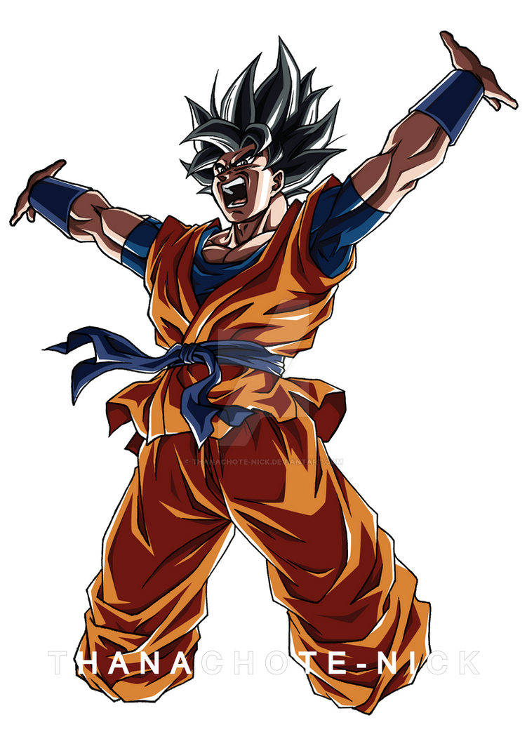 Goku Ultra Instinct Sign Sdbh Color 4 By Thanachote Nick On