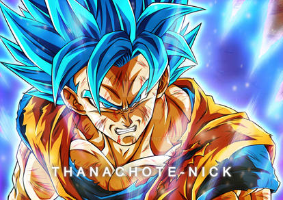 Cover Iggy Goku Blue (Dragon Ball Super) by TioZoro15 on DeviantArt