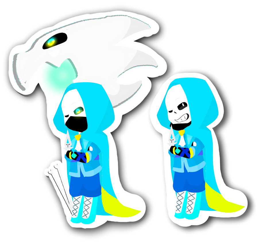 Sans-sticker by FernandaMushk09 on DeviantArt