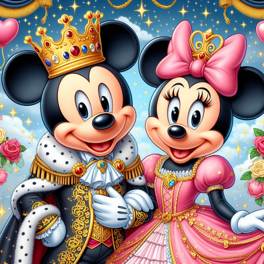 Princess Miki Loop prince mickey and princess minnie by stitchfan08steven on DeviantArt