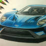 pencil ford gt