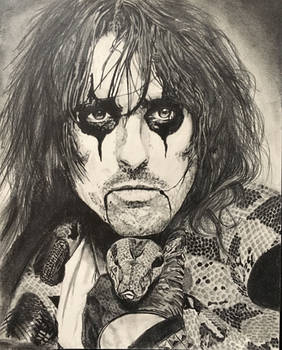 Pencil Alice cooper