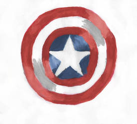 Captain America's Shield: Painting