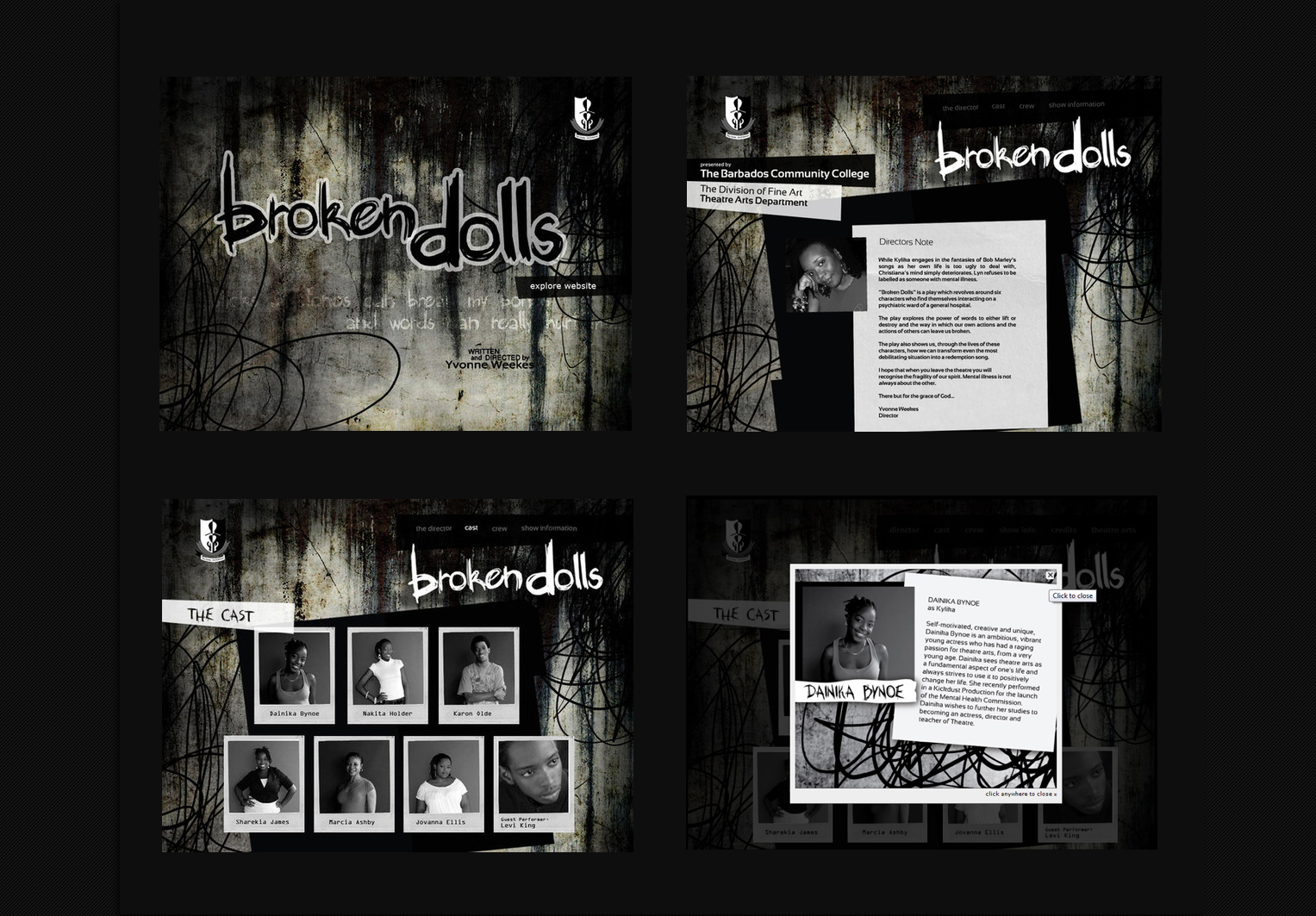 Broken Dolls website