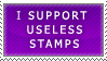 I support useless stamps haha