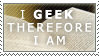 I geek therefore I am by simplestamp