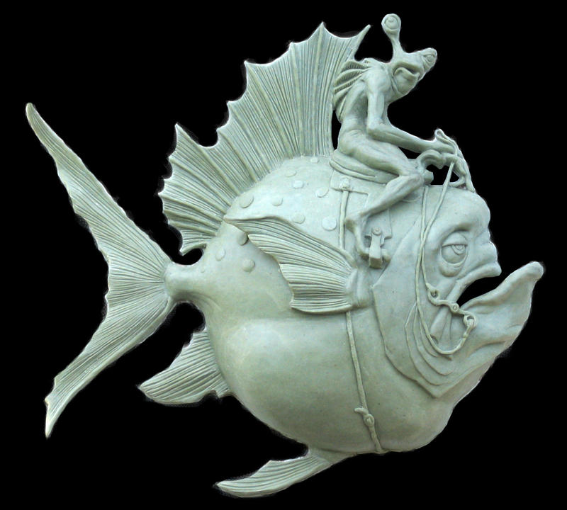 Fish Scale Rider Fish Rider WIP by RandyHand on DeviantArt