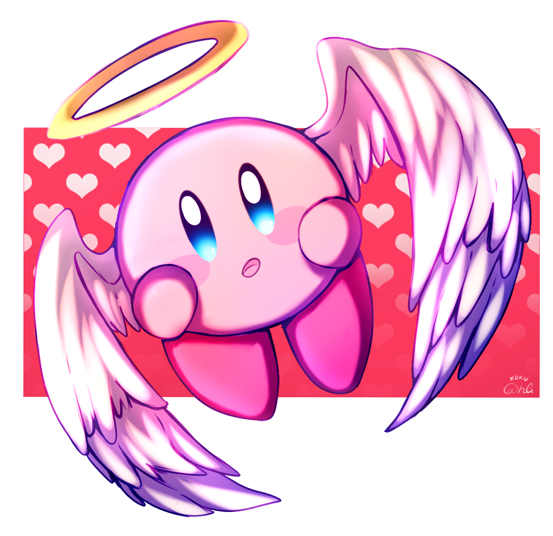 Angel Like Kirby By Koku Draws On DeviantArt angel-like-kirby-by-koku-draws-on-deviantart